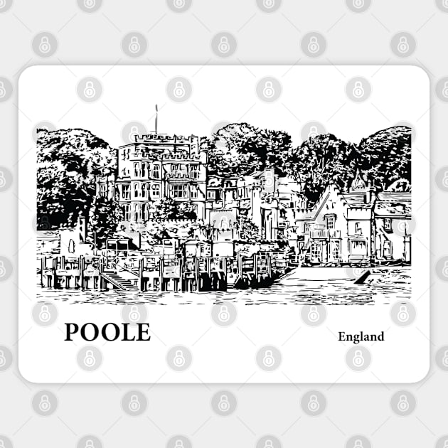 Poole England Magnet by Lakeric
